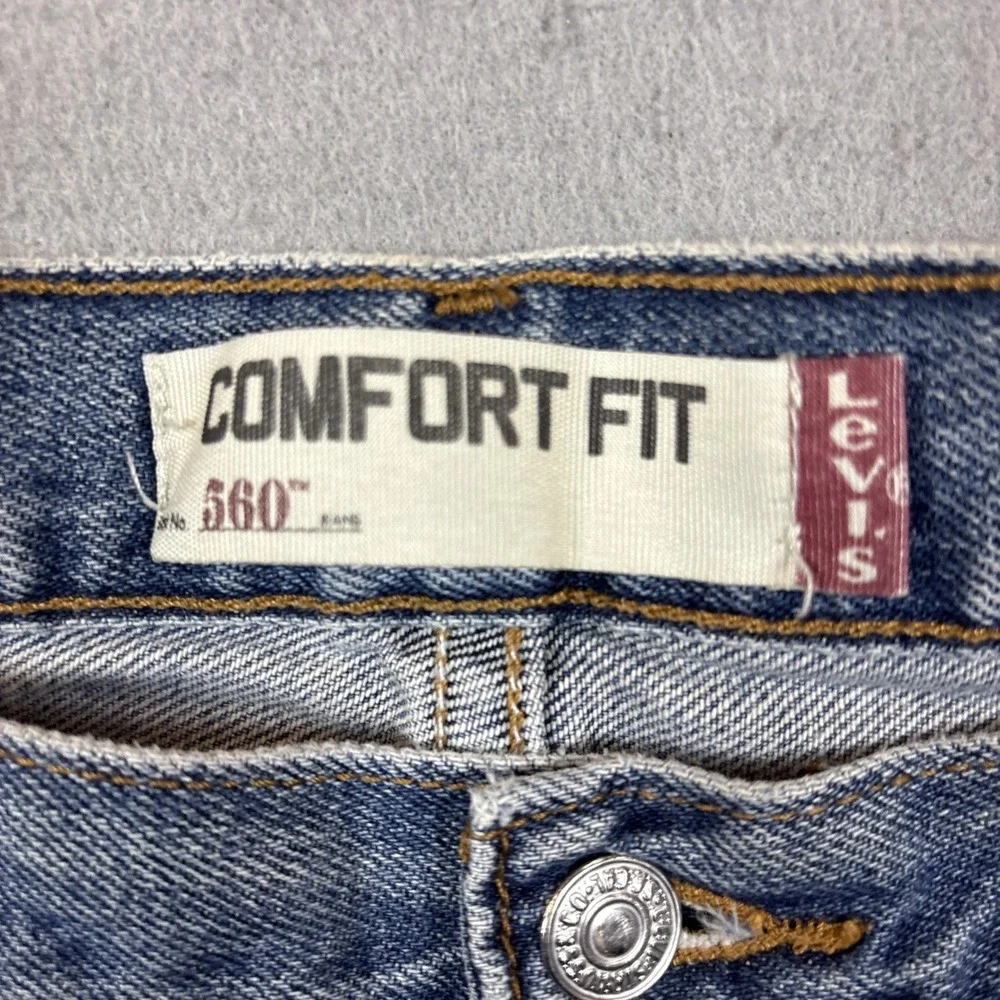 Vtg Y2K‎ Levi's 560 Loose Fit Tapered Leg Jeans Men 38x30 Blue